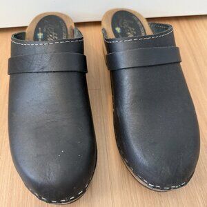 Lottas From Stockholm Wooden Clogs  Size 41 / 9